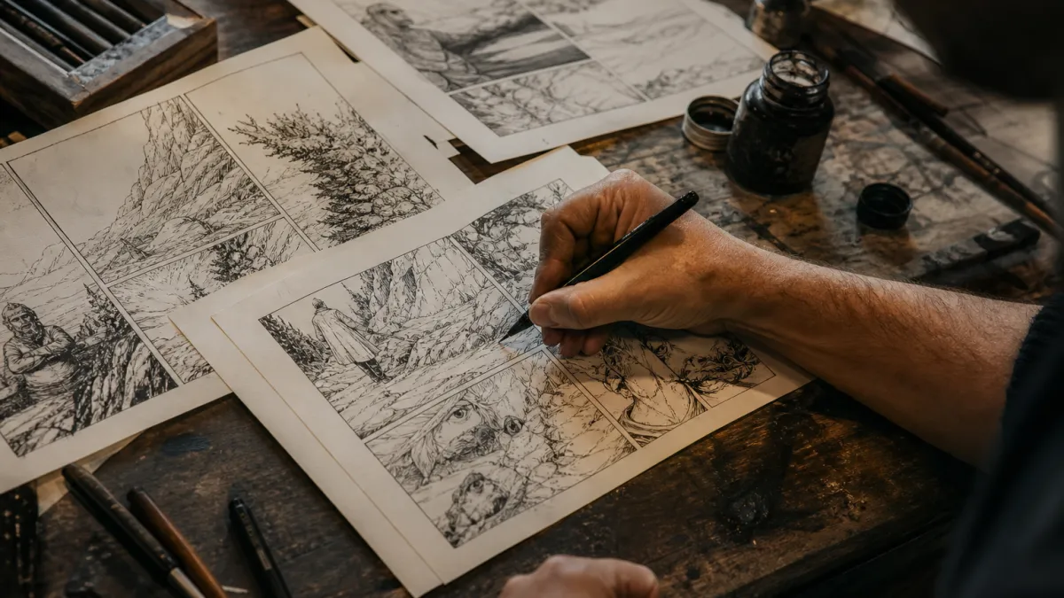 Comment faire des planches de BD : guide de mise en page